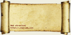 Andjelina Uzunović vizit kartica